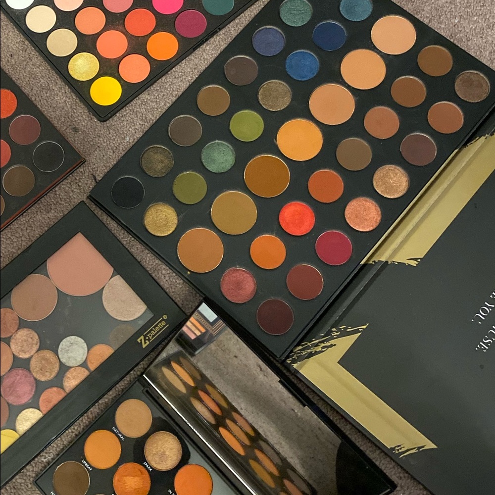 Lot of makeup palettes (Morphe + others)